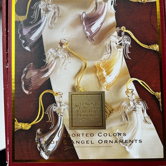 Lenox glass angel ornaments - Picture 3 of 5